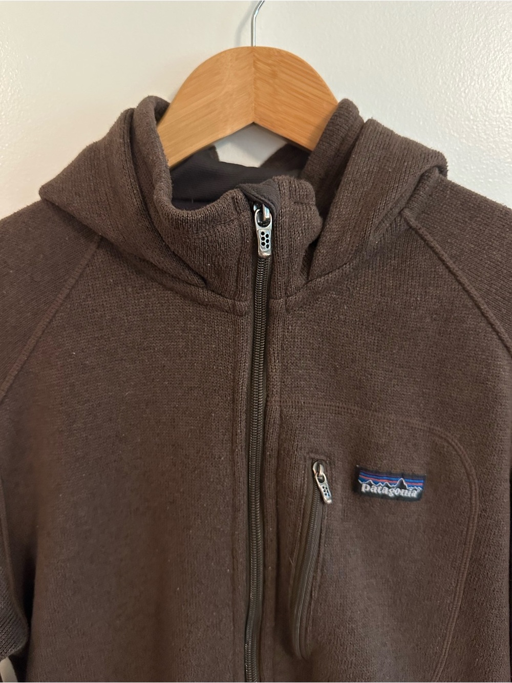 Patagonia brown Hooded Fleece Jacket - Picture 6 of 13